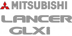 Mitsubishi Lancer GLXi Decal